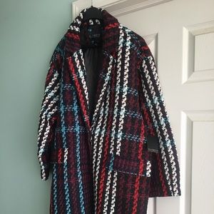 Plaid Tweed Statement Jacket by Eloquii